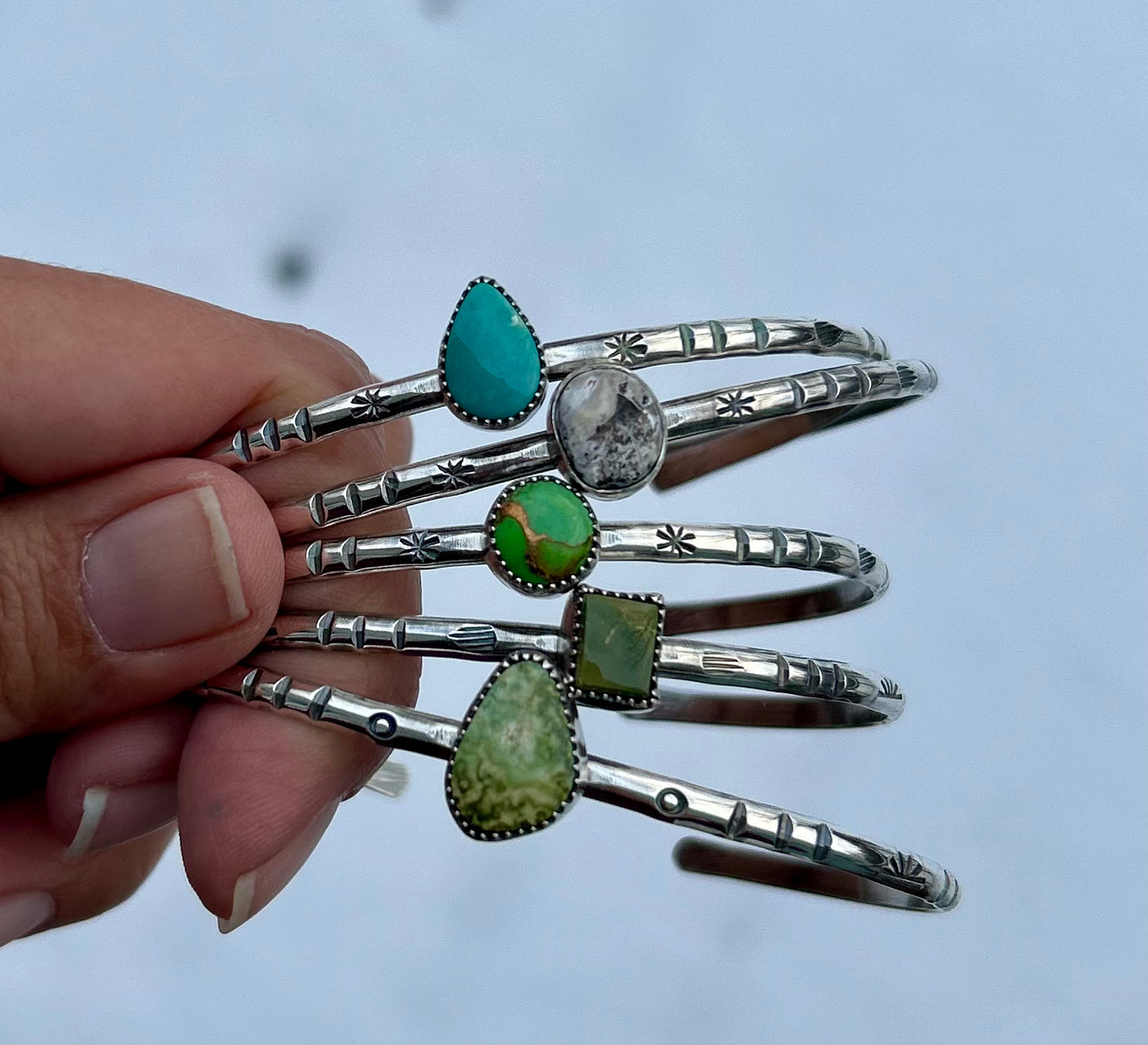 Pilot Mountain stacking bracelet (Md/Lg)