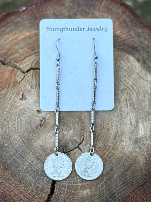 Canadian Dime Earrings