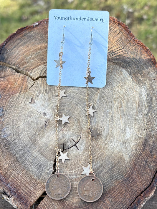 Indian Head pennies Earrings