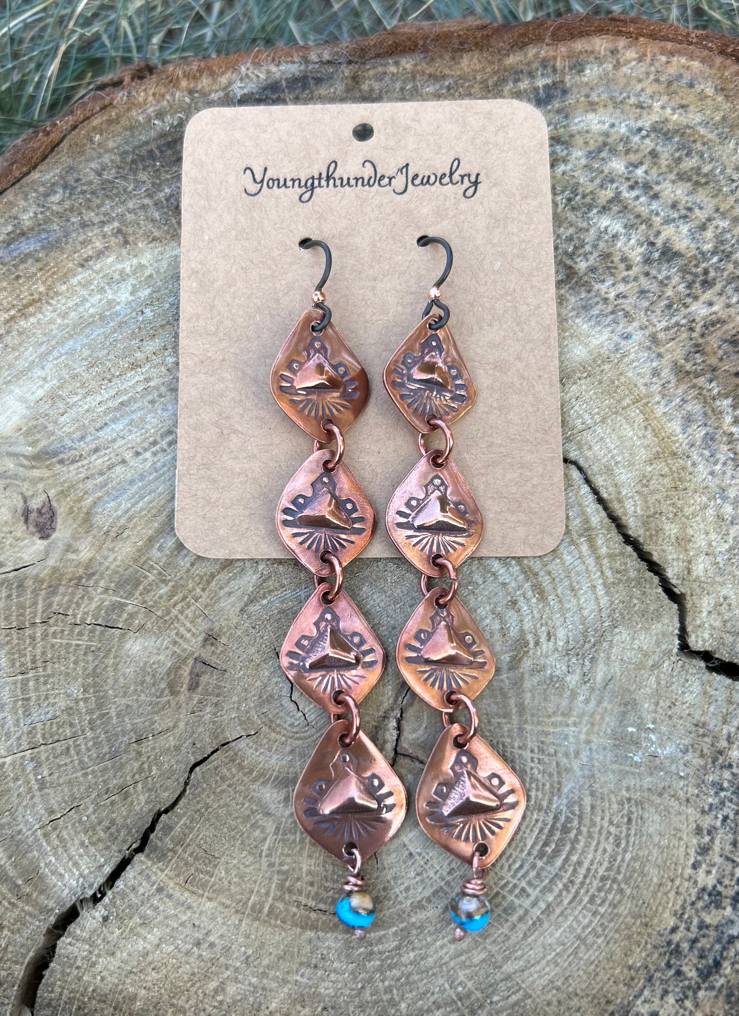 Sunrise Earrings (4 tiered)