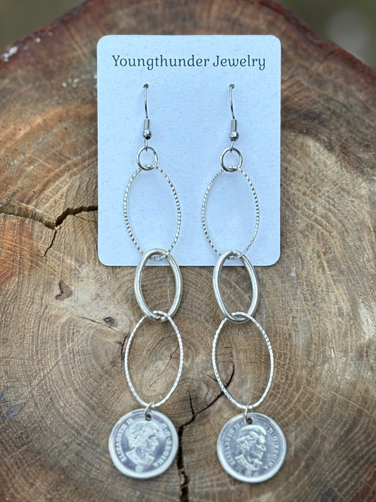 Canadian Dime Earrings