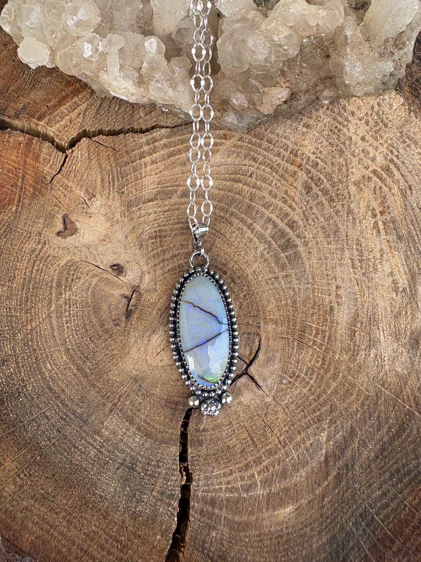 Monarch Opal Necklace