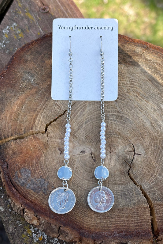 Canadian Dime Earrings