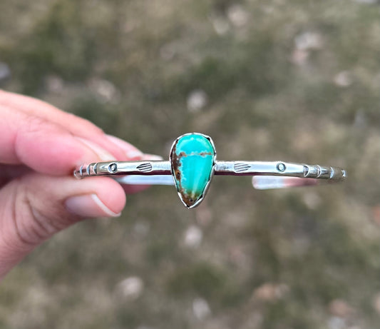 Ben’s Mine Turquoise and Silver Bracelet (med/large)