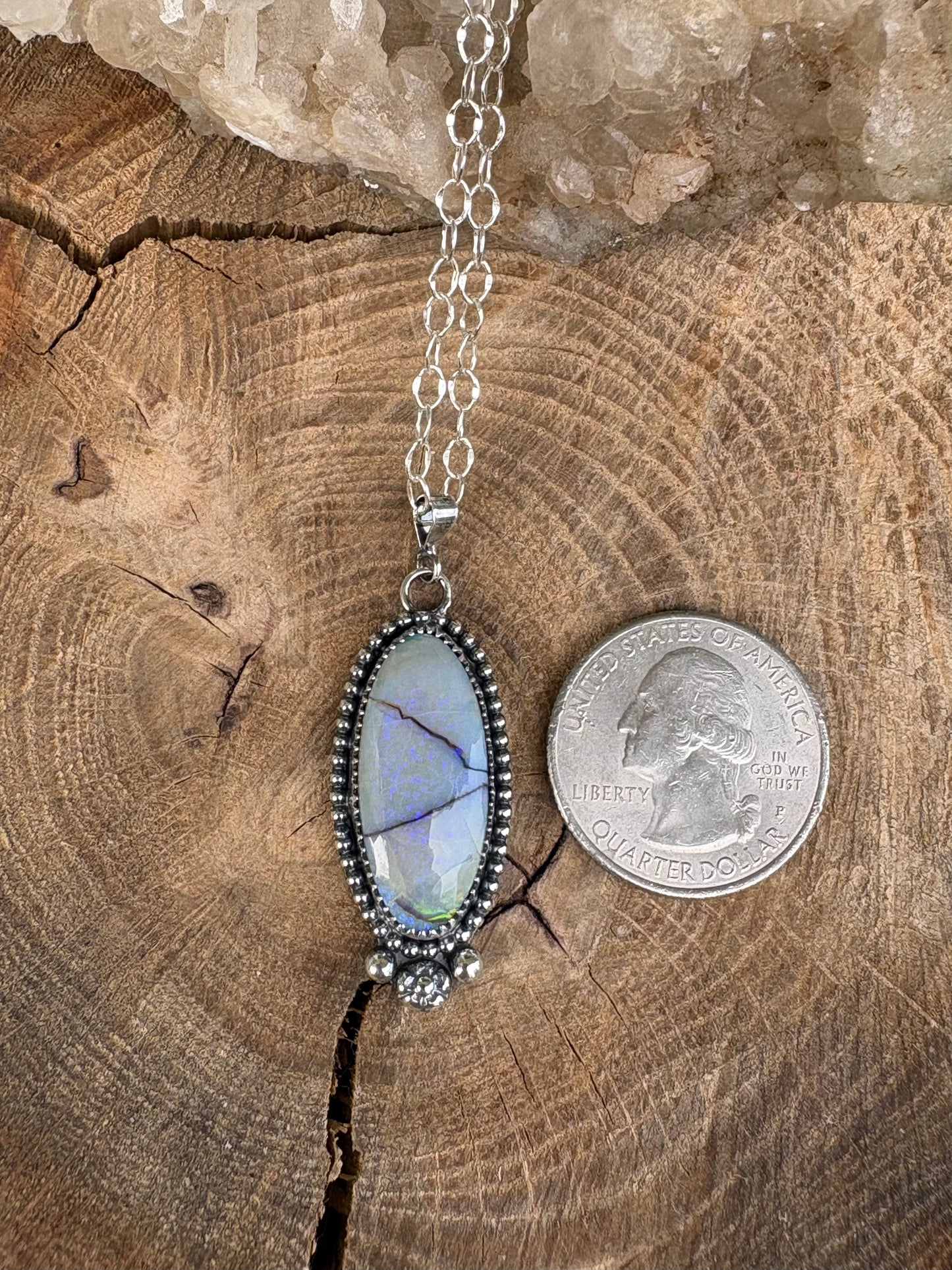 Monarch Opal Necklace