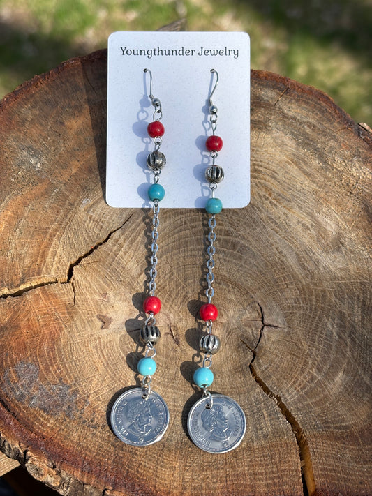 Canadian Dime Earrings