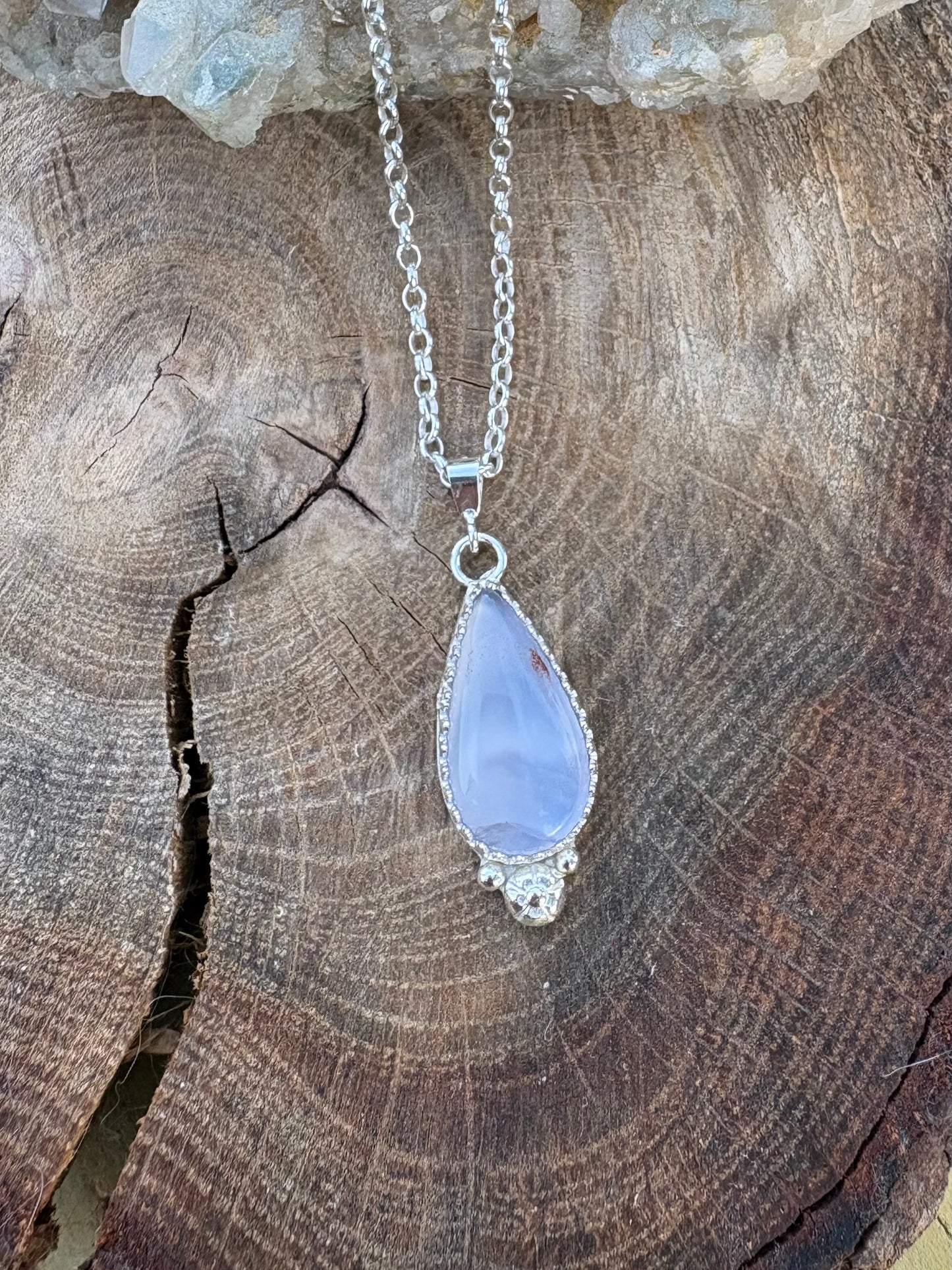 Lilac Turkish Agate Necklace