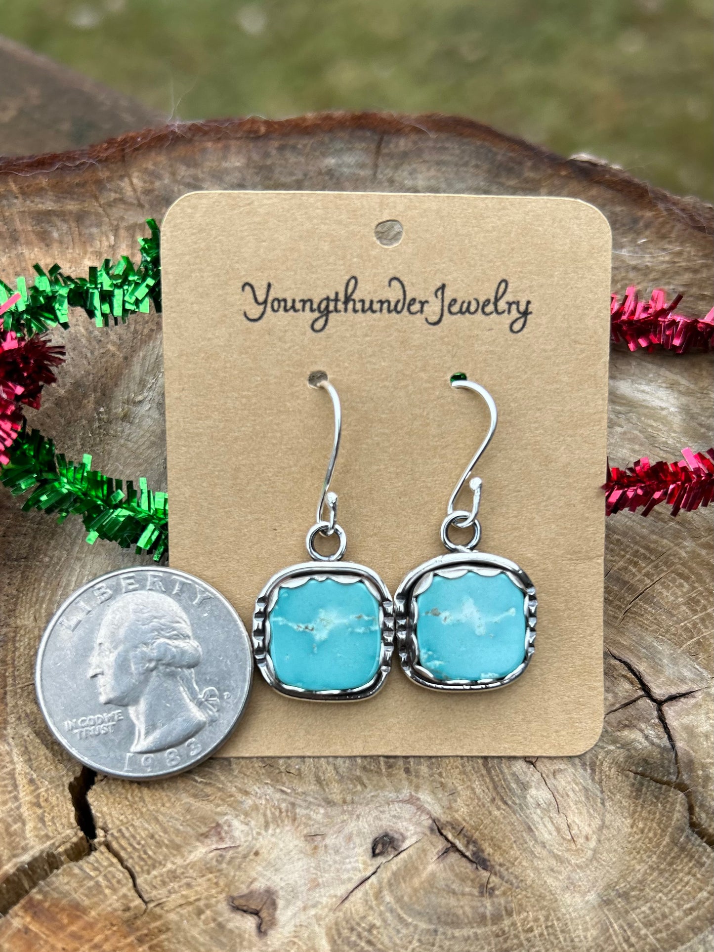 Kingman Turquoise Earrings