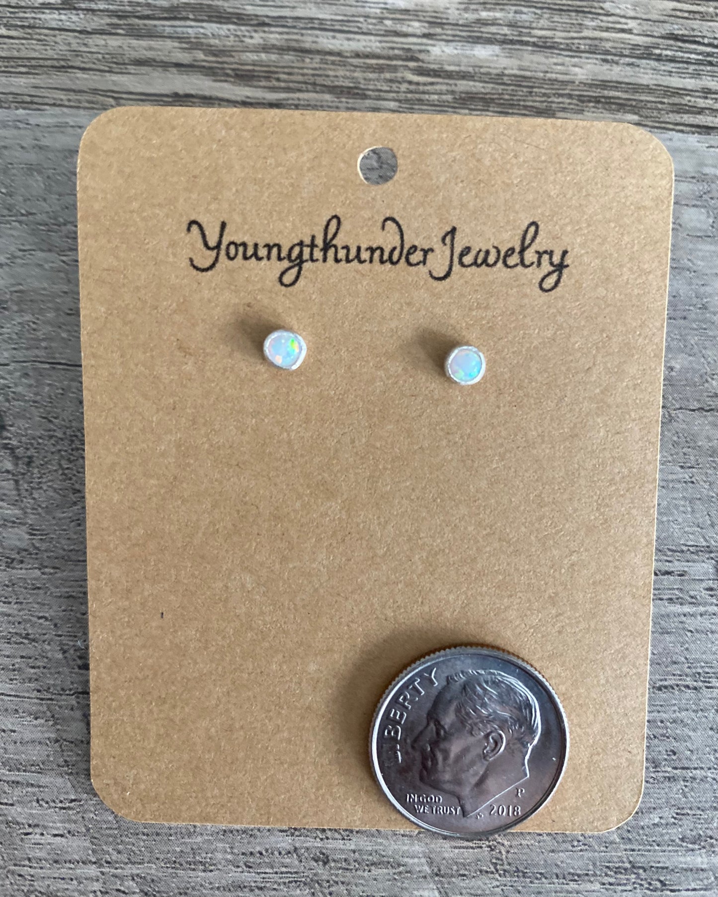 Petite Opal Stud Earrings