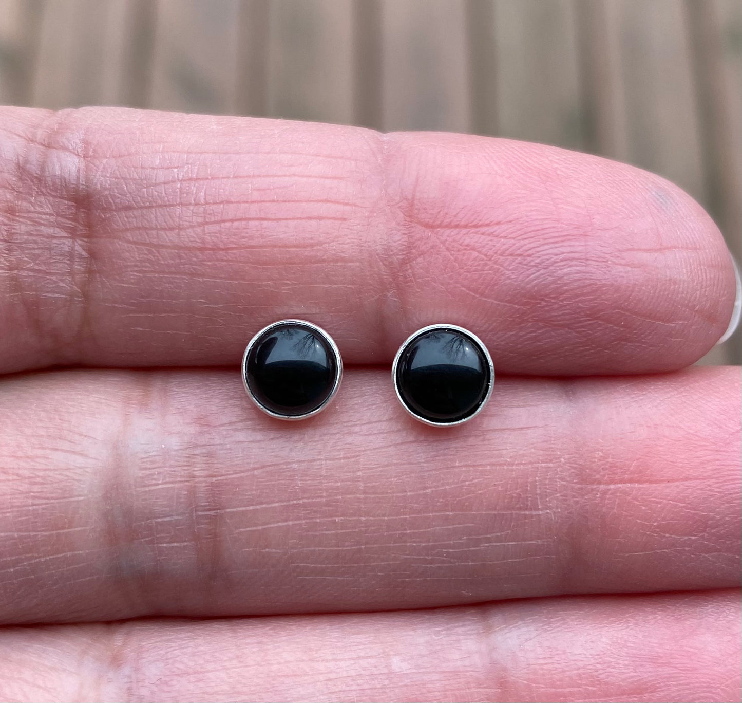 Black Onyx Studs