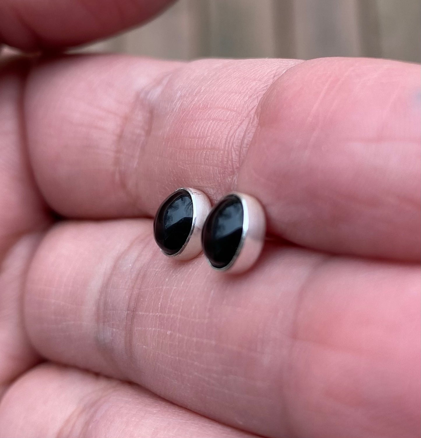 Black Onyx Studs
