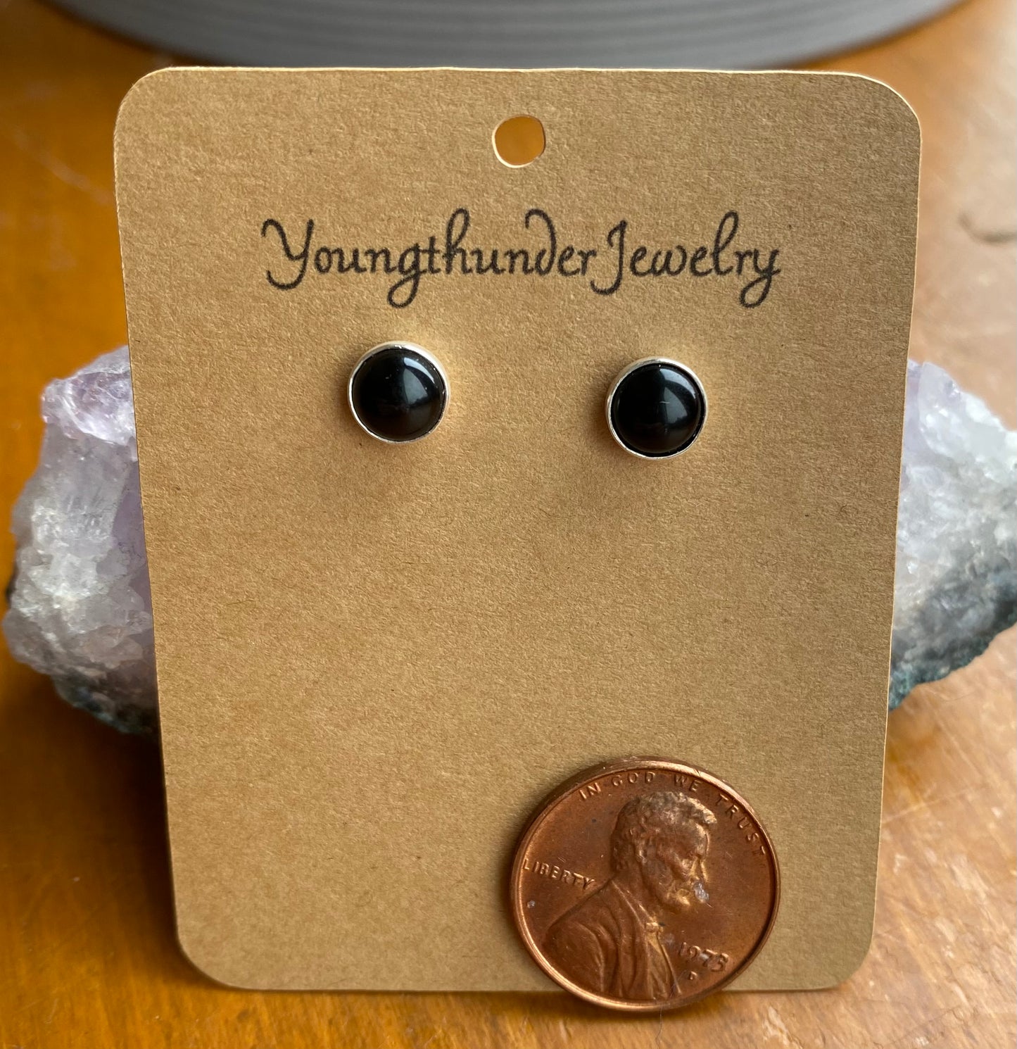 Black Onyx Studs