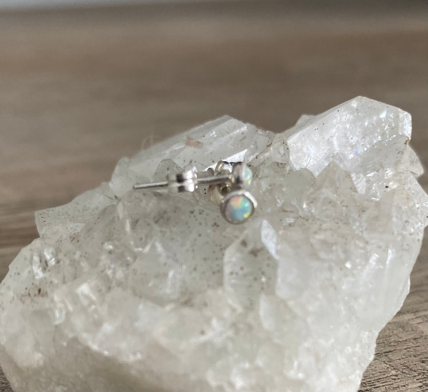 Petite Opal Stud Earrings